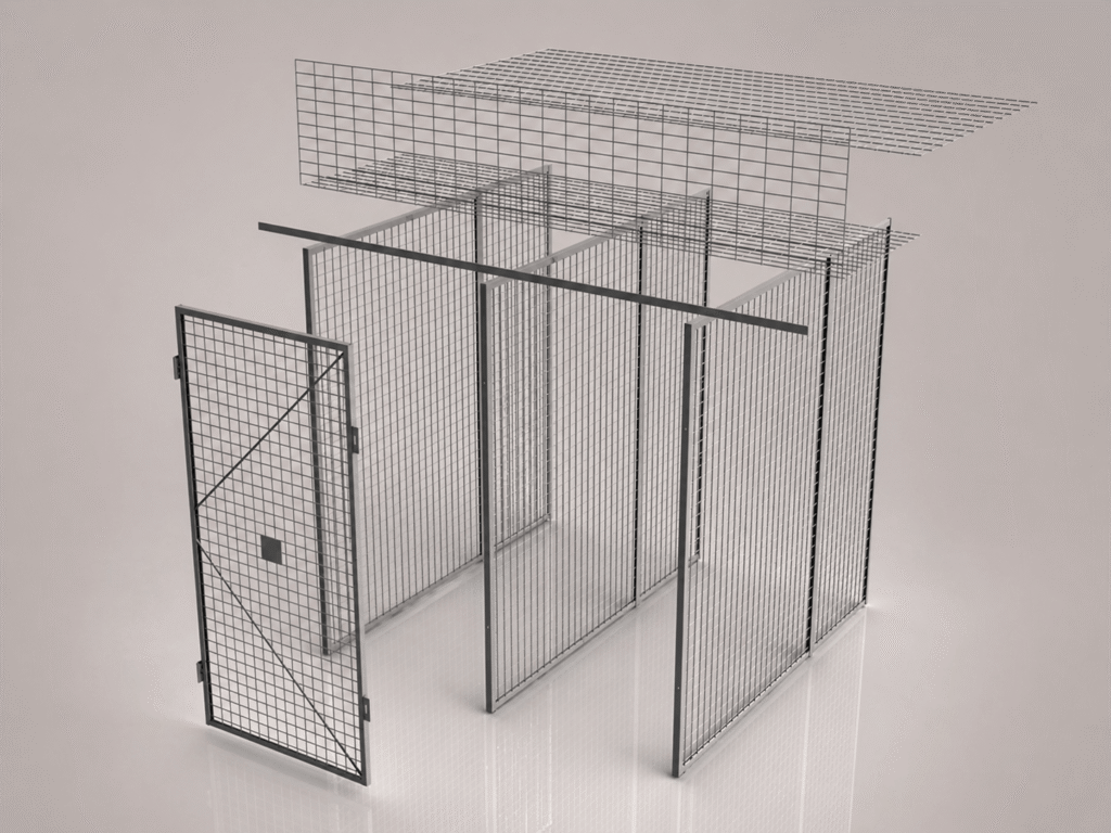Wire Mesh Storage Lockers