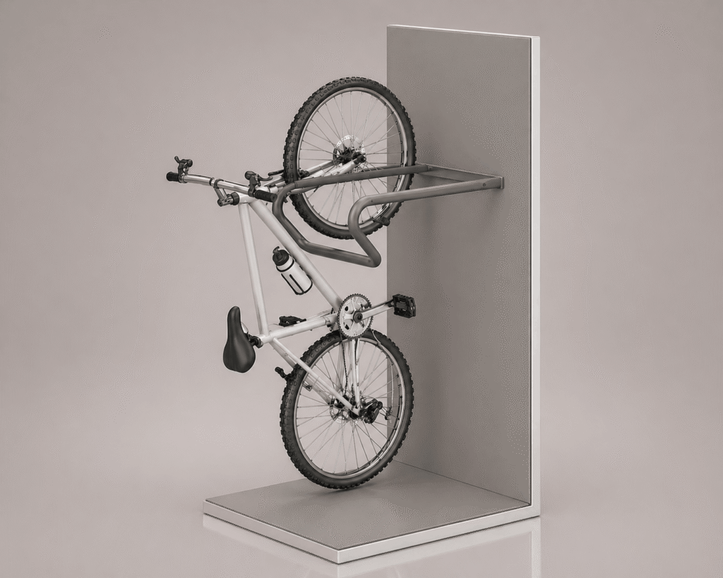 Vertical Bike Rack – 2 Bikes