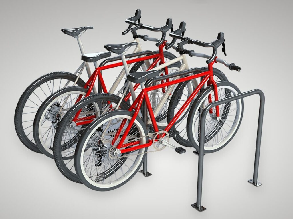 Horizontal “U” Bike Rack