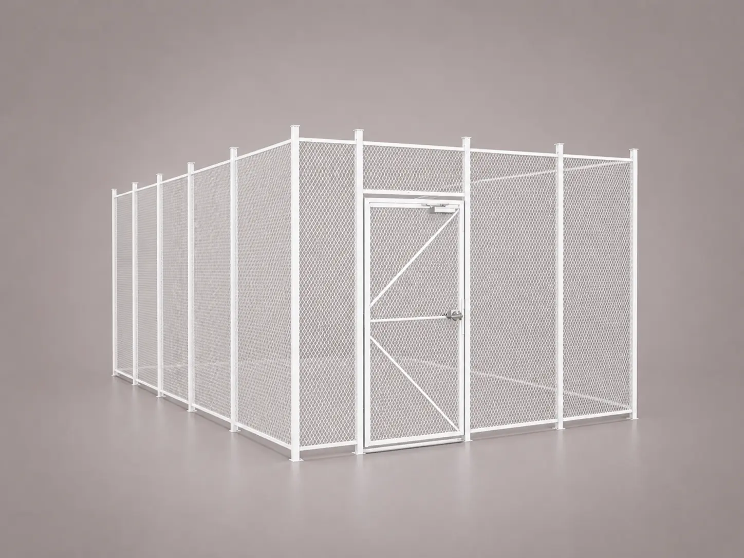 Expanded metal cage